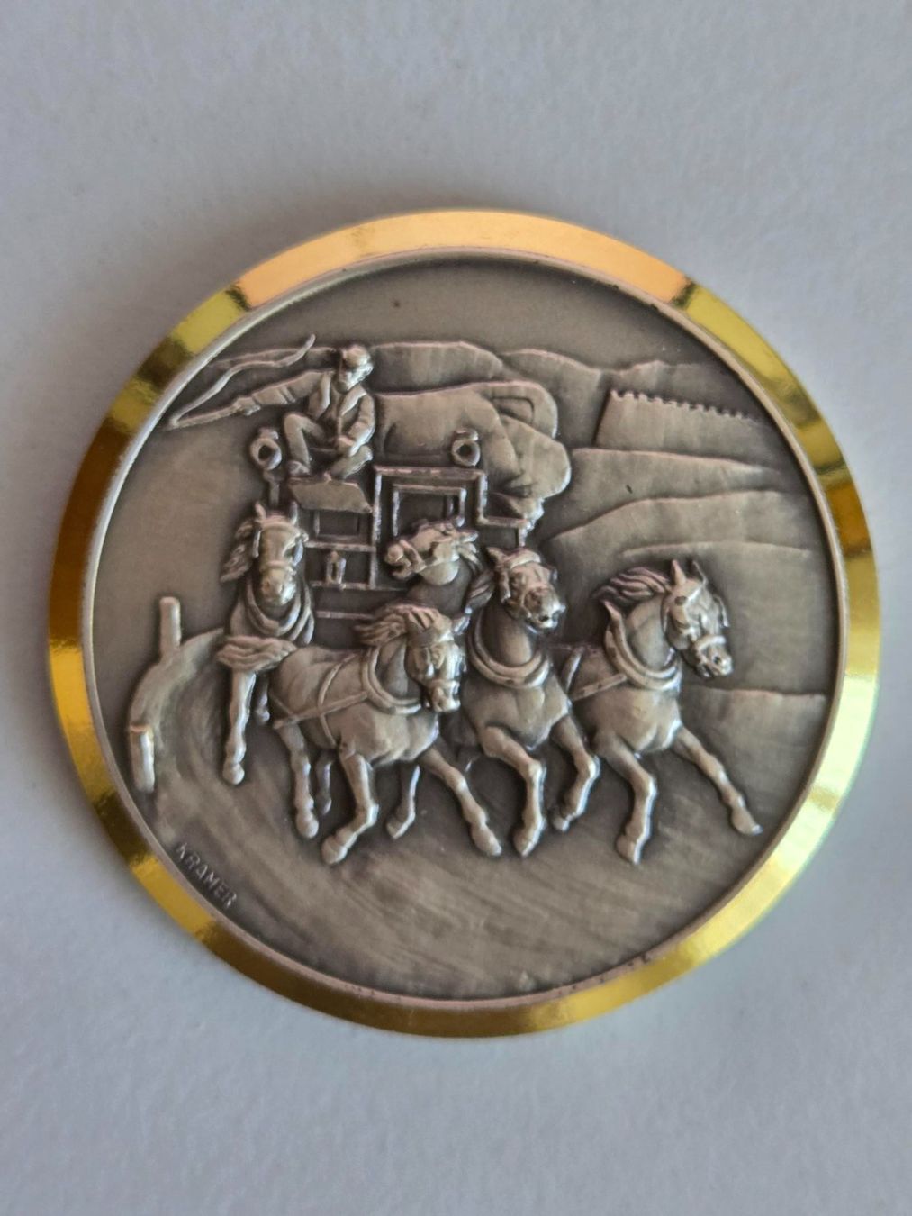 Plaquettes & Badges: Plakette Gotthard Kutsche, Gotthardpost, Kramer – D'occasion à Luzern par Kartenansicht