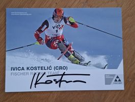 Ivica Kostelic Autogrammkarte