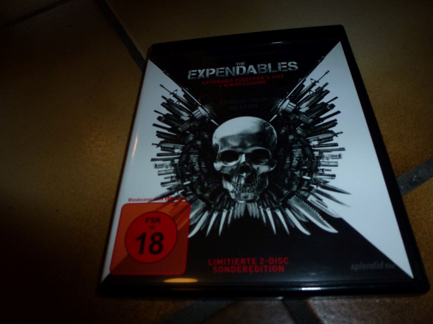 Alle DVDs: The Expendables Extended BLU-RAY – Gebraucht aus Olten von Disc-Verkauf