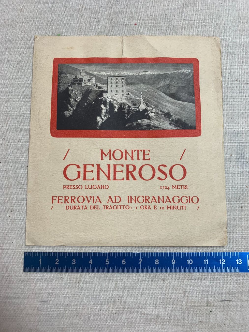 Cartes postales: Ticino - Monte Generoso - Listino prezzi. – D'occasion à Sorengo par 74in