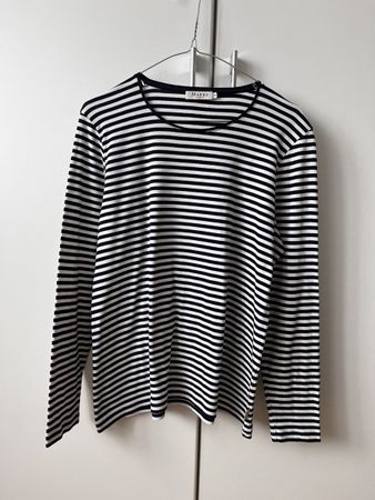 Maerz Longsleeve, Gr. 44, blau-weiss gestreift