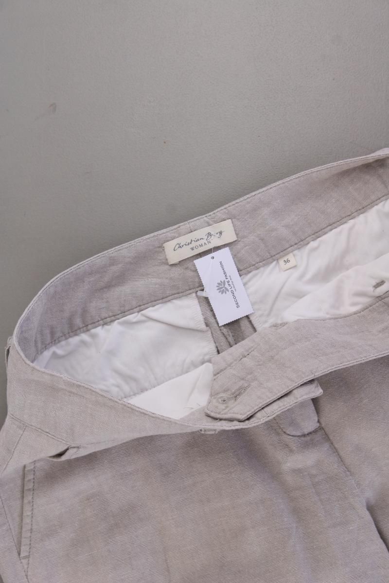 Hosen: Christian Berg Leinenhose Gr. 36 grau – Neu (gemäss Beschreibung) aus Neustadt an der Waldnaab von SecondLifeFashion 1