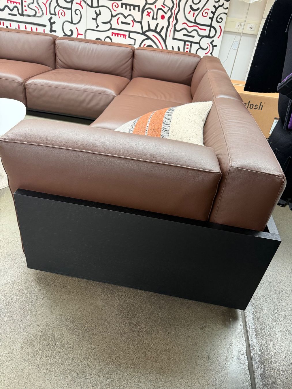 Cassina Divani: Cassina MEX sofa Leder braun Wohnlandschaft modular – Usato da Worb venduto da hclass 5