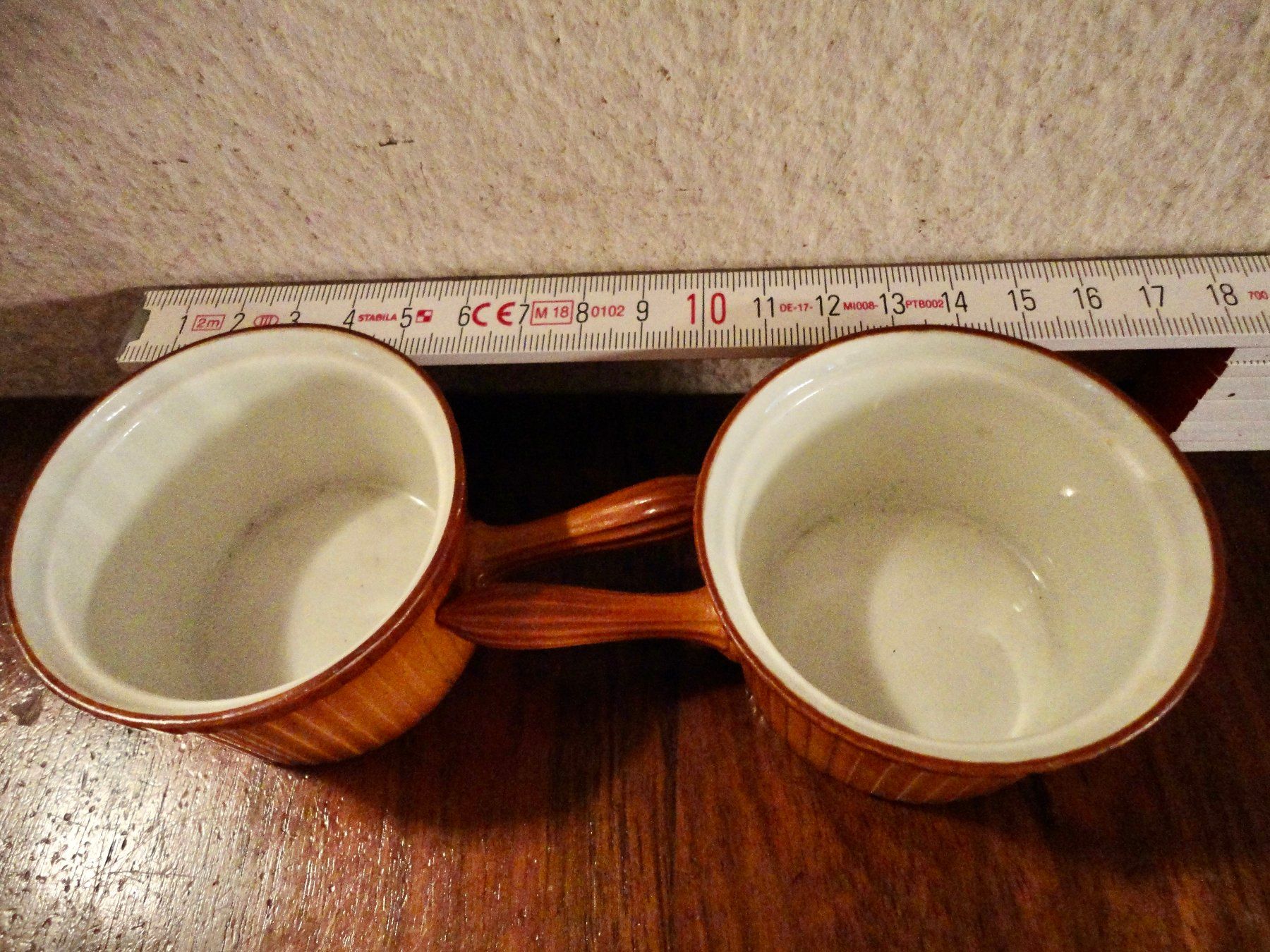Cuisines complètes: 2er Set Gratinschälchen Retro-Optik, warmes Braun. – D'occasion à Wädenswil par FILI10 5