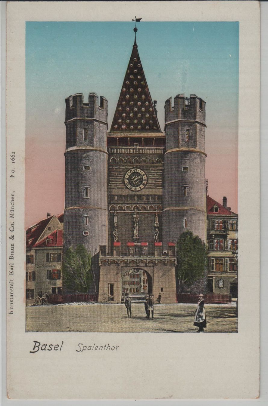 Cartes postales: Basel - Spalenthor – Antique à Ettingen par Kartenplanet