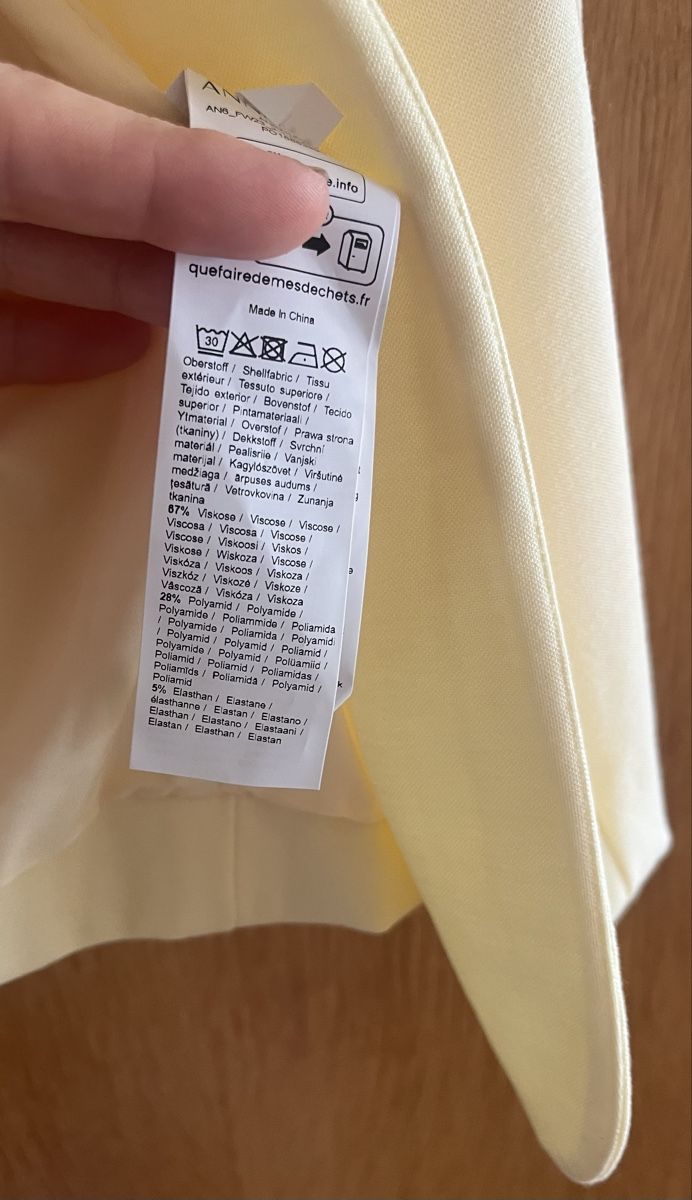 Anna Field Vestes: Anna Field Blazer light yellow size M new with tags – Neuf avec emballage d'origine à Zürich par chisabella 3