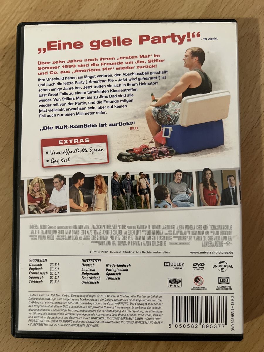 Tous les DVDs: AMERICAN PIE - DVD – Neuf (Voir description) à Oberengstringen par Rogi9698 1