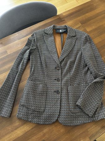 LUISA CERANO Luxus Blazer Hahnentritt  Grösse 42