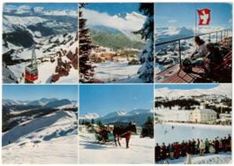 Lenzerheide - 6 Bild AK