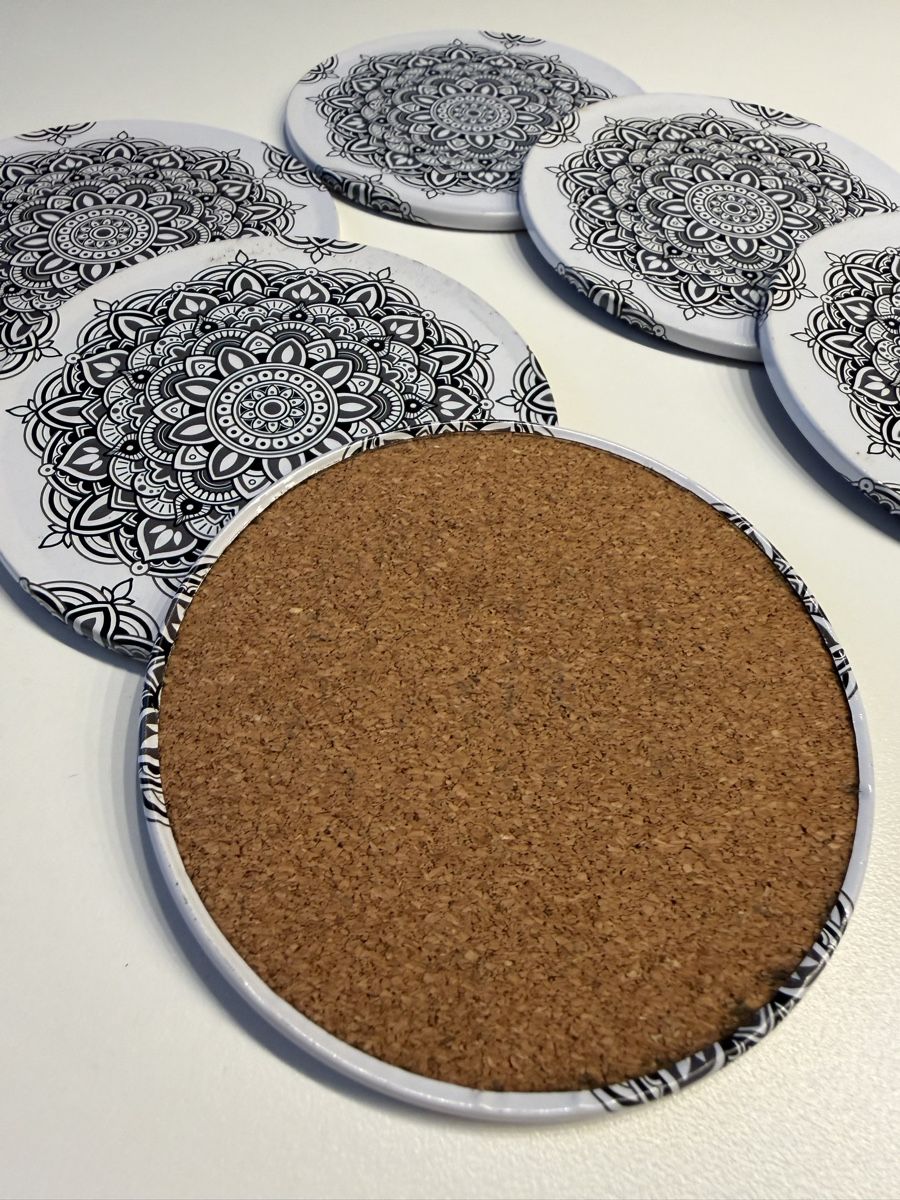 Sottobicchieri: 6 Glasuntersetzer 9 cm – Usato da Gunten venduto da starfish3 2