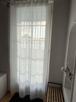 Weißer Sichtschutzvorhang 132 см х 213 см   