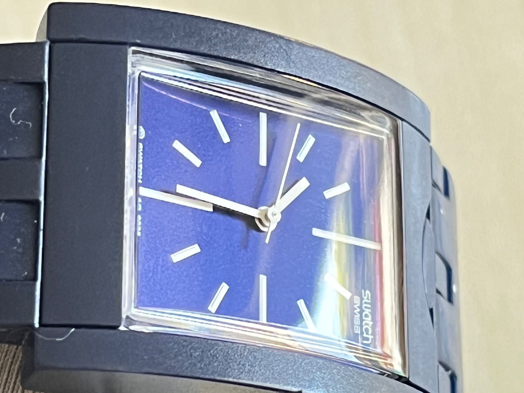 Swatch Orologi: Swatch  Unisex Uhr, Dunkelblau – Usato da Grenchen venduto da chththl 7