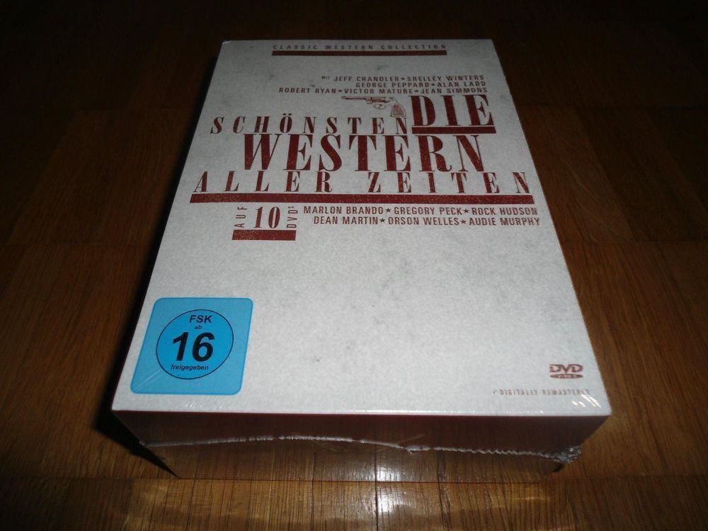 Die schönsten Western aller Zeiten-Sammlerbox-10 DVD-S-UNCUT (Neu und ...