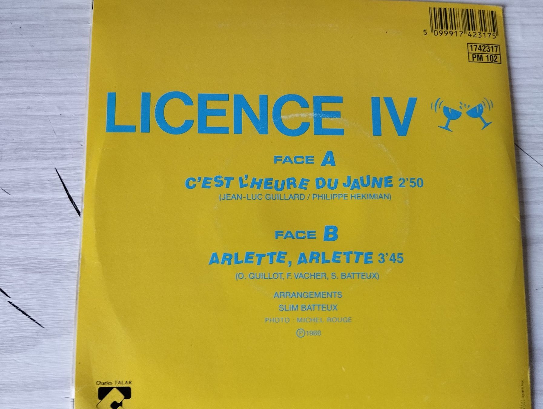 Dischi in vinile: Vinyle 45 tours Licence 4 – Usato da Neuchâtel venduto da rod_b9kq 1