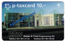 RZW Walder & Trüeb Engineering AG - seltene FullFace Taxcard