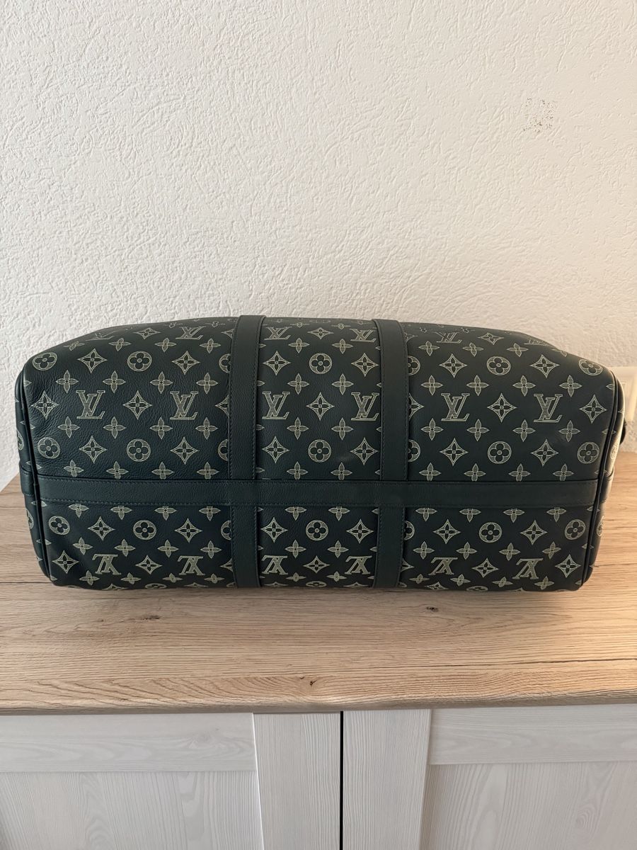 Louis Vuitton Taschen: Lv Keepall Monogramm Shadow Grün – Neu und originalverpackt aus Spiez von vvo_627h 1