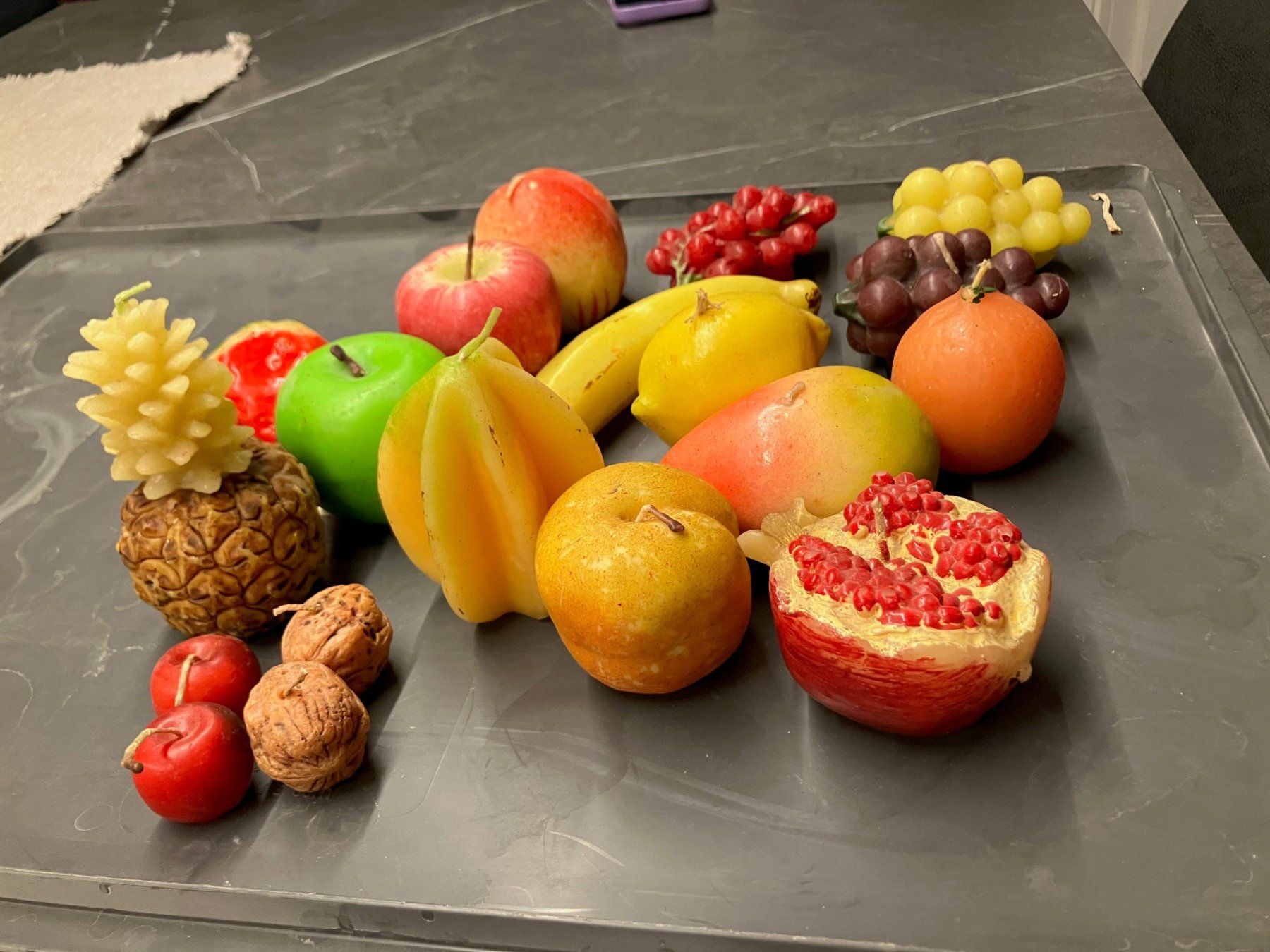 Kerzen: Set candele a forma di frutta – Gebraucht aus Origlio von Zeto.81 2