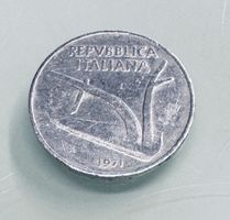 Italien 10 Lire 1971 Rarität Münze Repubblica Italiana