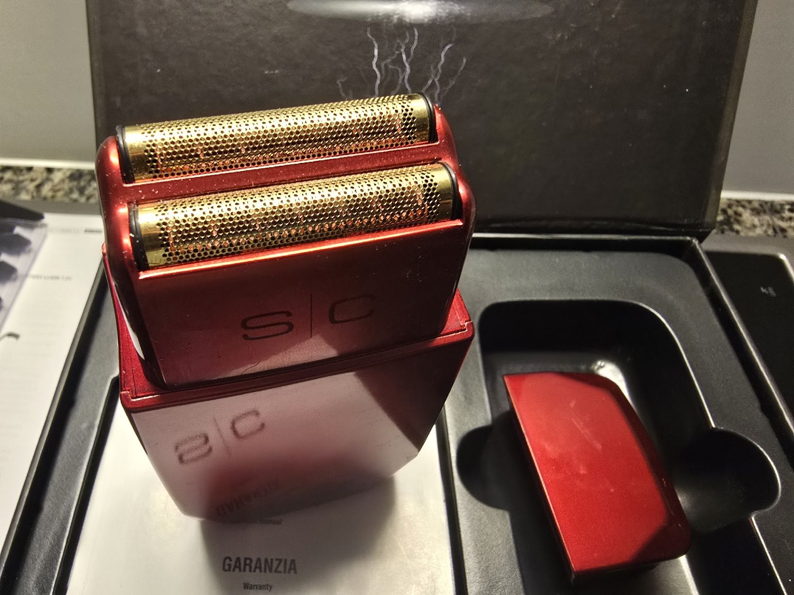 Rasoi & Lamette da barba: SC Wireless Prodigy Foil Shaver Rot – Usato da Stetten AG venduto da Glenia22 2