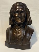 Buste de Liszt en céramique imitation bronze