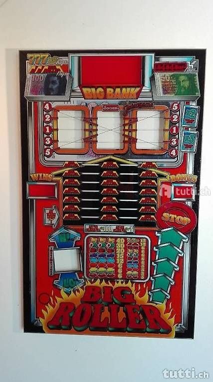Flipperkästen: Frontpartie Geldspielautomat Flipper Glasbild – Gebraucht aus Klingnau von Quasimondo 1