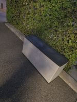 Aufbewahrungsbox Gartenbox grau Kunststoff schliessbar