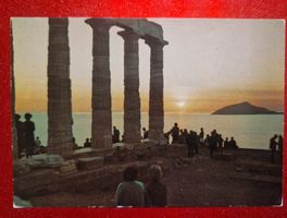 Sonnenuntergang am Poseidon Tempel, Griechenland top