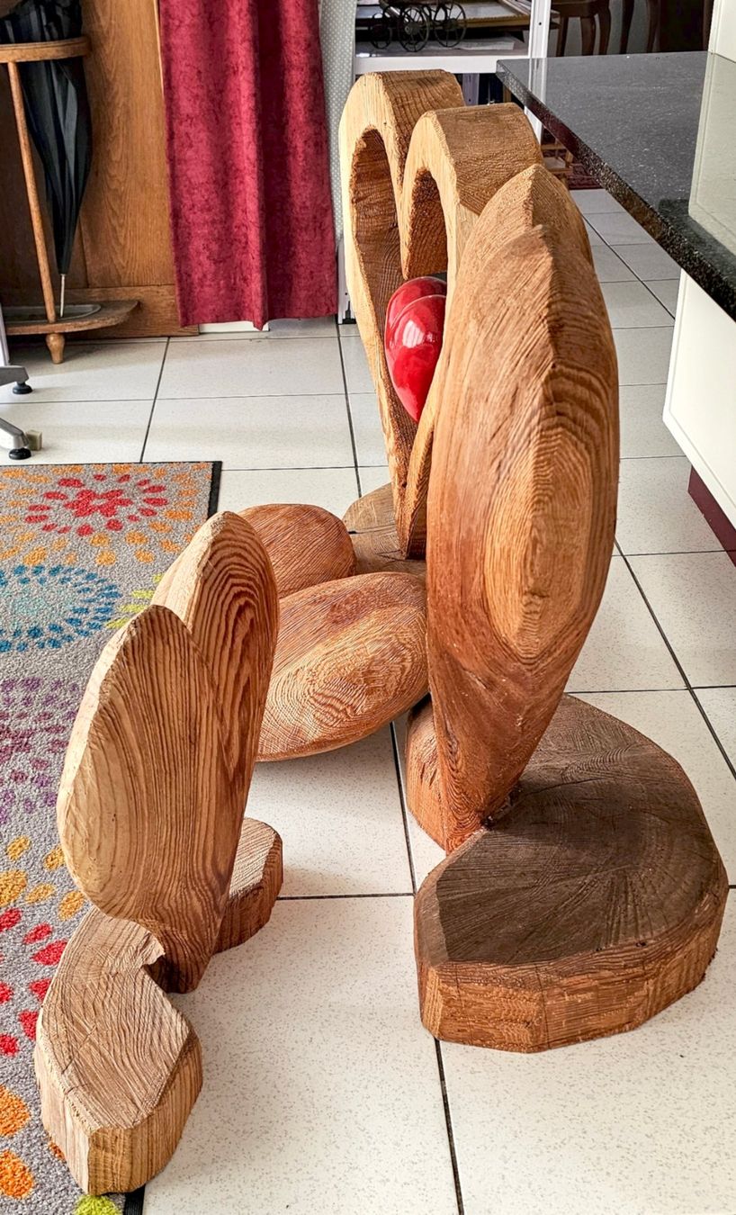 Tutte le decorazioni: Herzen aus Holz – Usato da Walenstadt venduto da pedroju-1 4