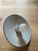 Deckenlampe Emaille weiss