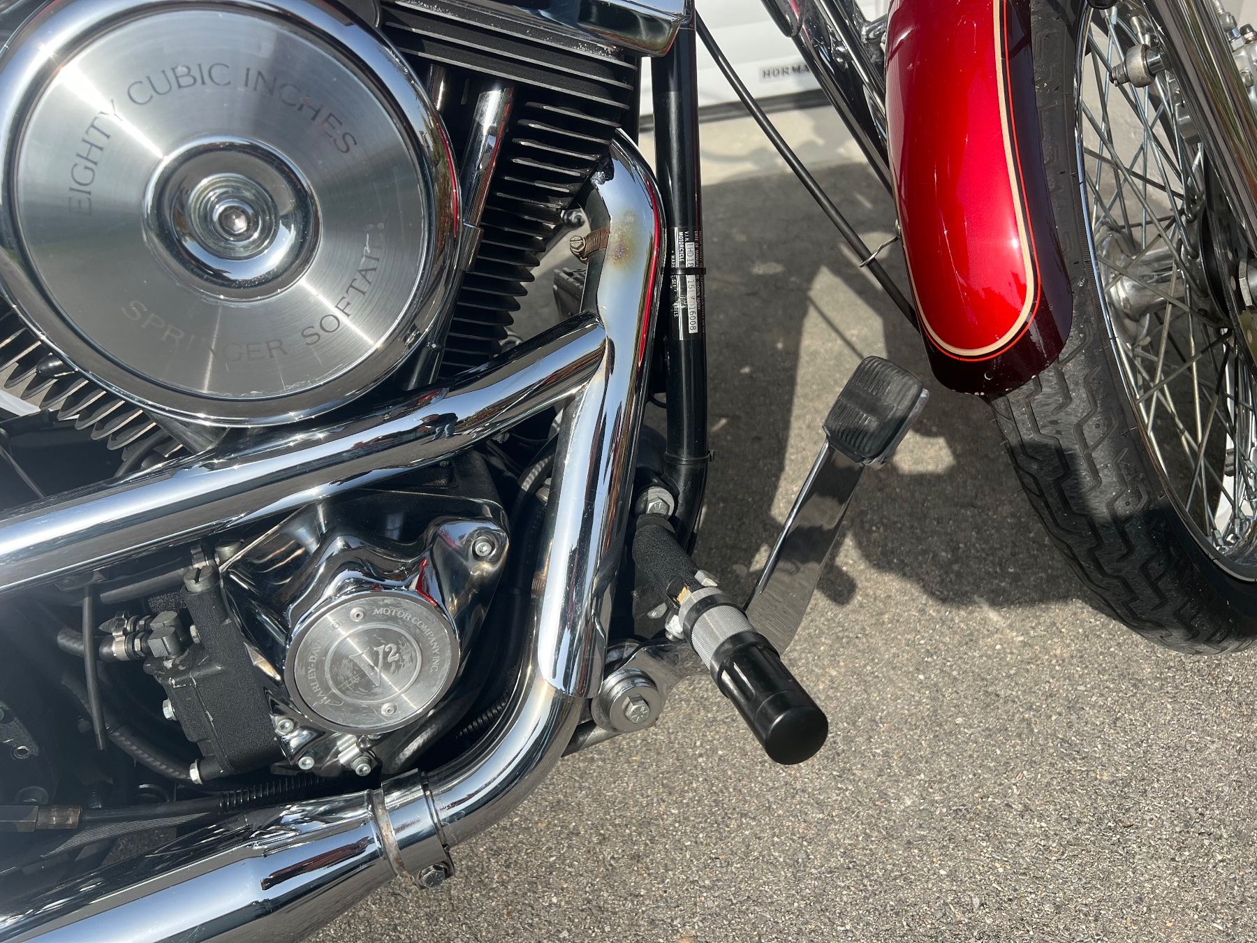 Harley-Davidson Chopper: HARLEY-DAVIDSON FXSTS Springer Softail Bobber – Usato da Wittenbach venduto da DagobertDuck01 6