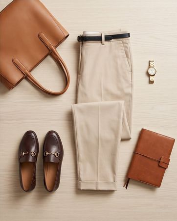 S.Oliver pantalon large beige