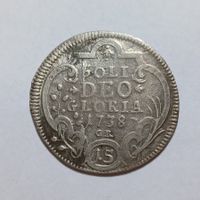 15 Kreuzer (Oertli) 1738 Stadt St. Gallen