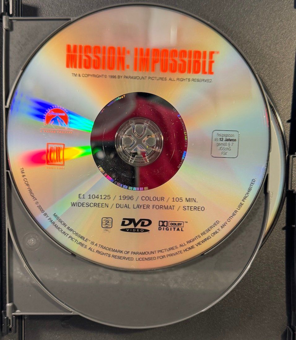 Tutti i DVDs: 3 DVDs MISSION: IMPOSSIBLE TRILOGY - TOM CRUISE – Usato da Wisen venduto da gigisna 1