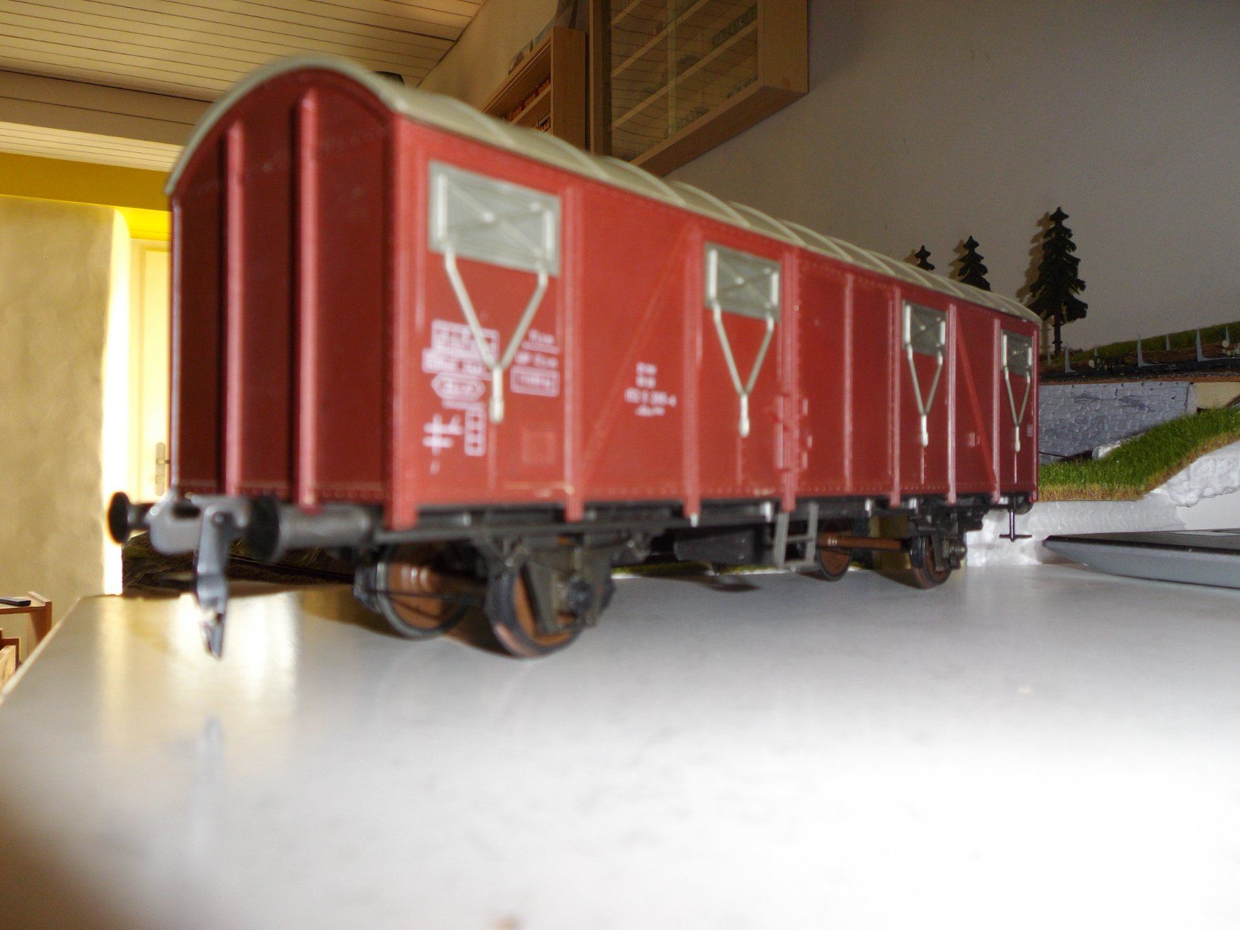 Modellini di ferrovie: POLA Maxi  Güterwagen DB – Usato da Schaffhausen venduto da Oetfel 1
