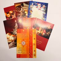 Weihnachtskarten - Frohe Weihnachten - Sieben Karten