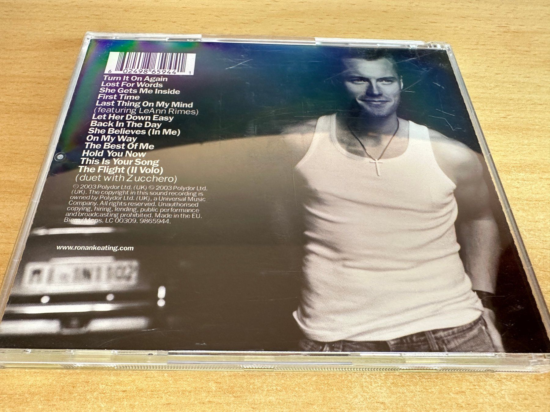 CD: Ronan Keating – Turn It On – Usato da Rikon im Tösstal venduto da Alpenmutz 1