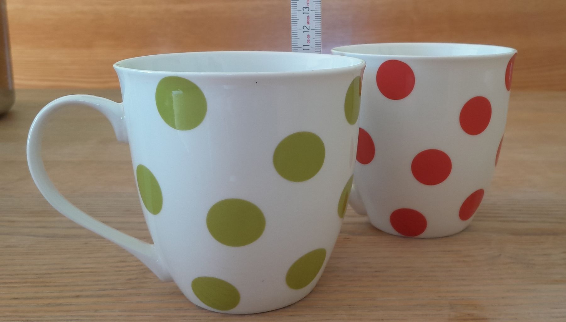 Tazze: Tassen 2er Set "modern living", gepunktet – Usato da Adlikon b. Andelfingen venduto da Kraemse