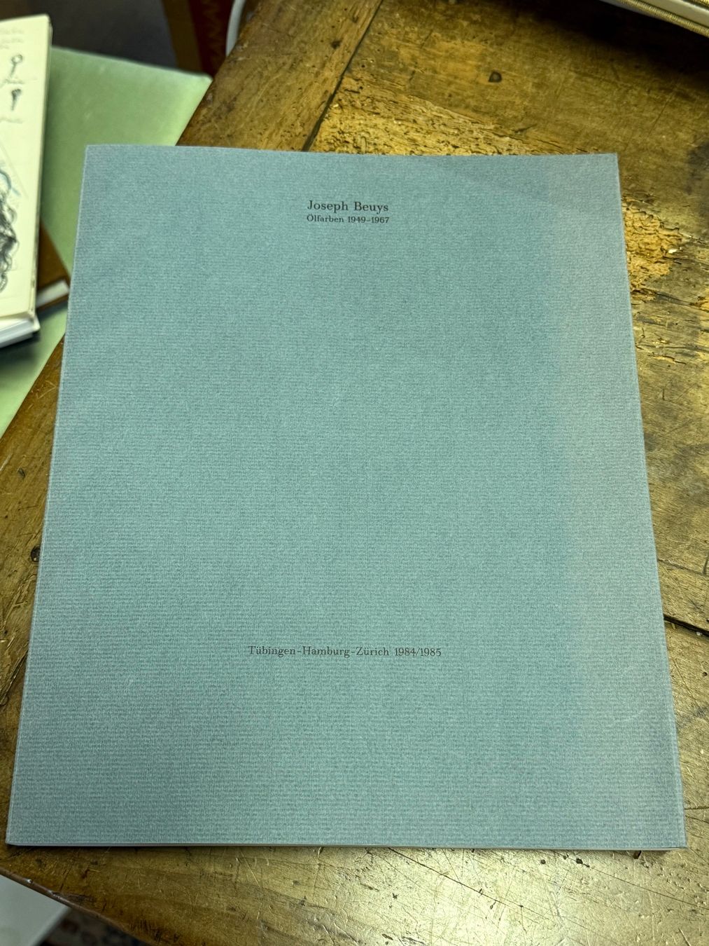 Libri: Joseph BEUYS Oelfarben 1949-1967 – Usato da Bern venduto da Jwpm66