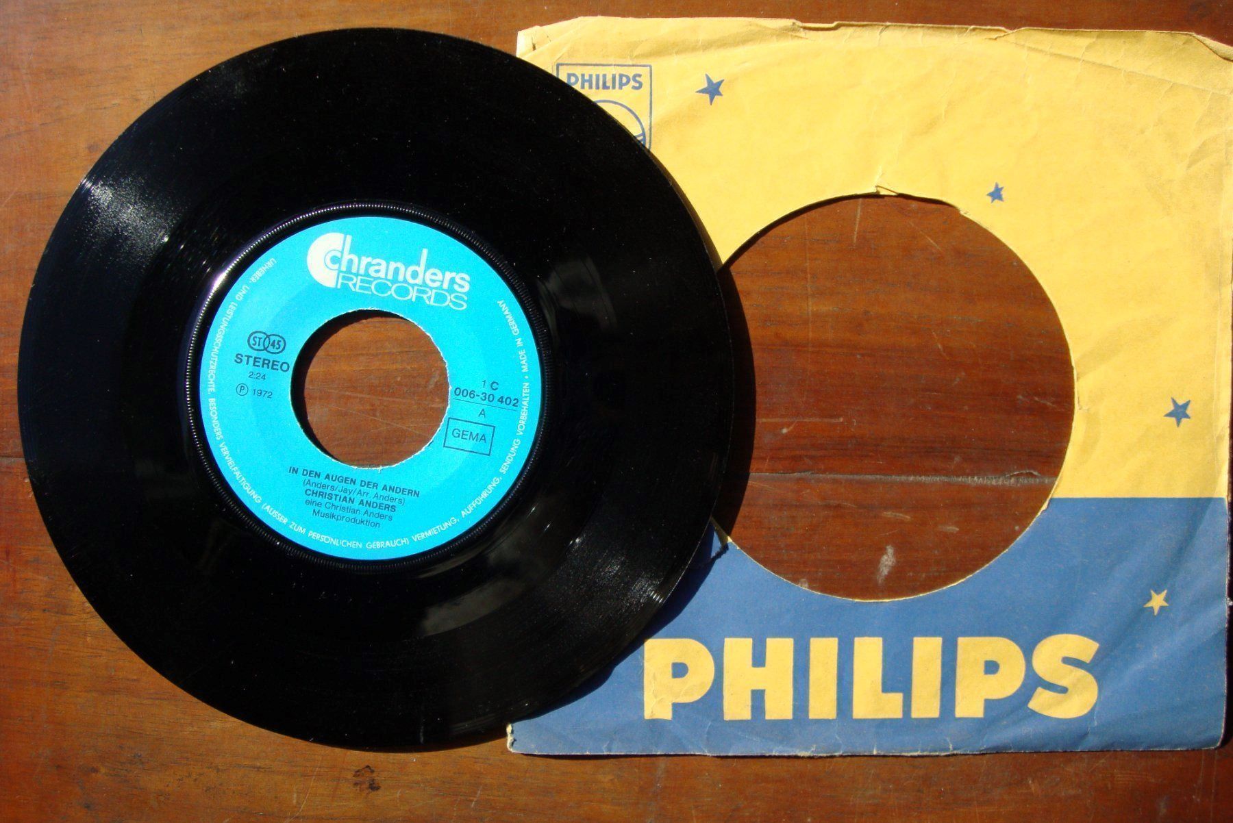 Dischi in vinile: CRISTIAN ANDERS -IN DEN AUGEN DER ANDERN – Usato da Bern venduto da Uli_10_11 1