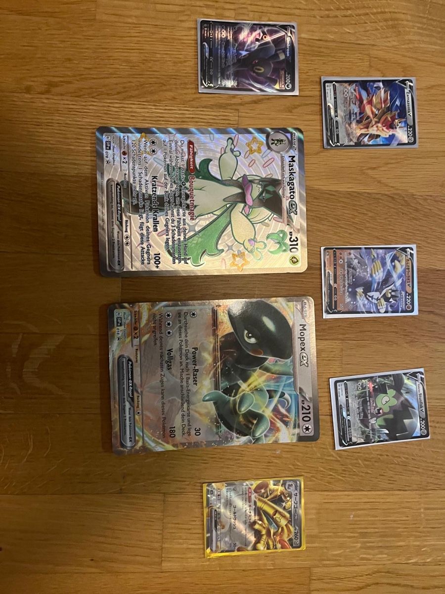 Cartoline: Pokemon Karten Set 7 Stück gebraucht – Usato da Basel venduto da K.Bliedi