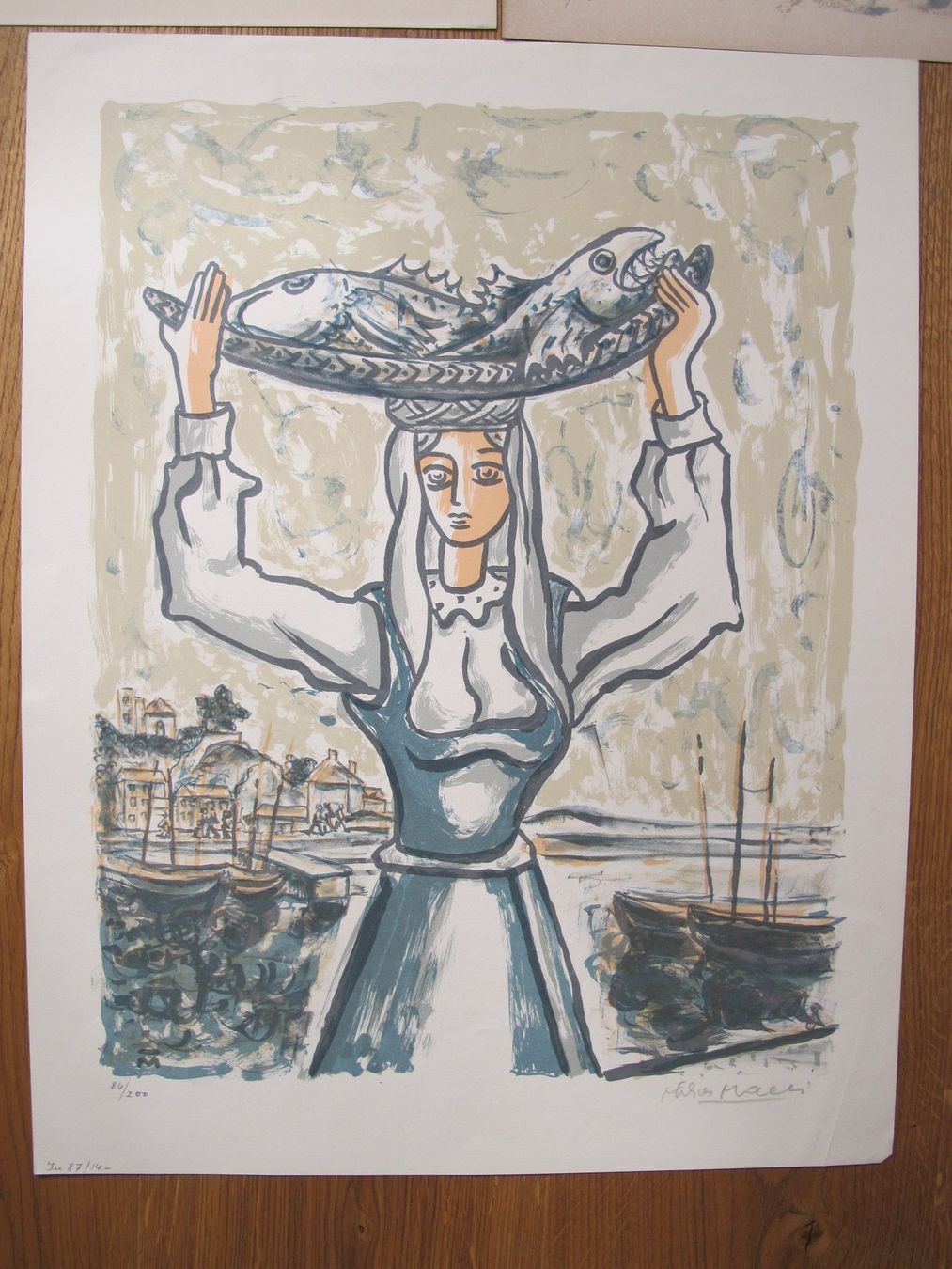 Grafica & Litografie: Stauffer/Zender/Gut/+ 2  handsignierte lithos – Usato da Wädenswil venduto da Turusukko 5