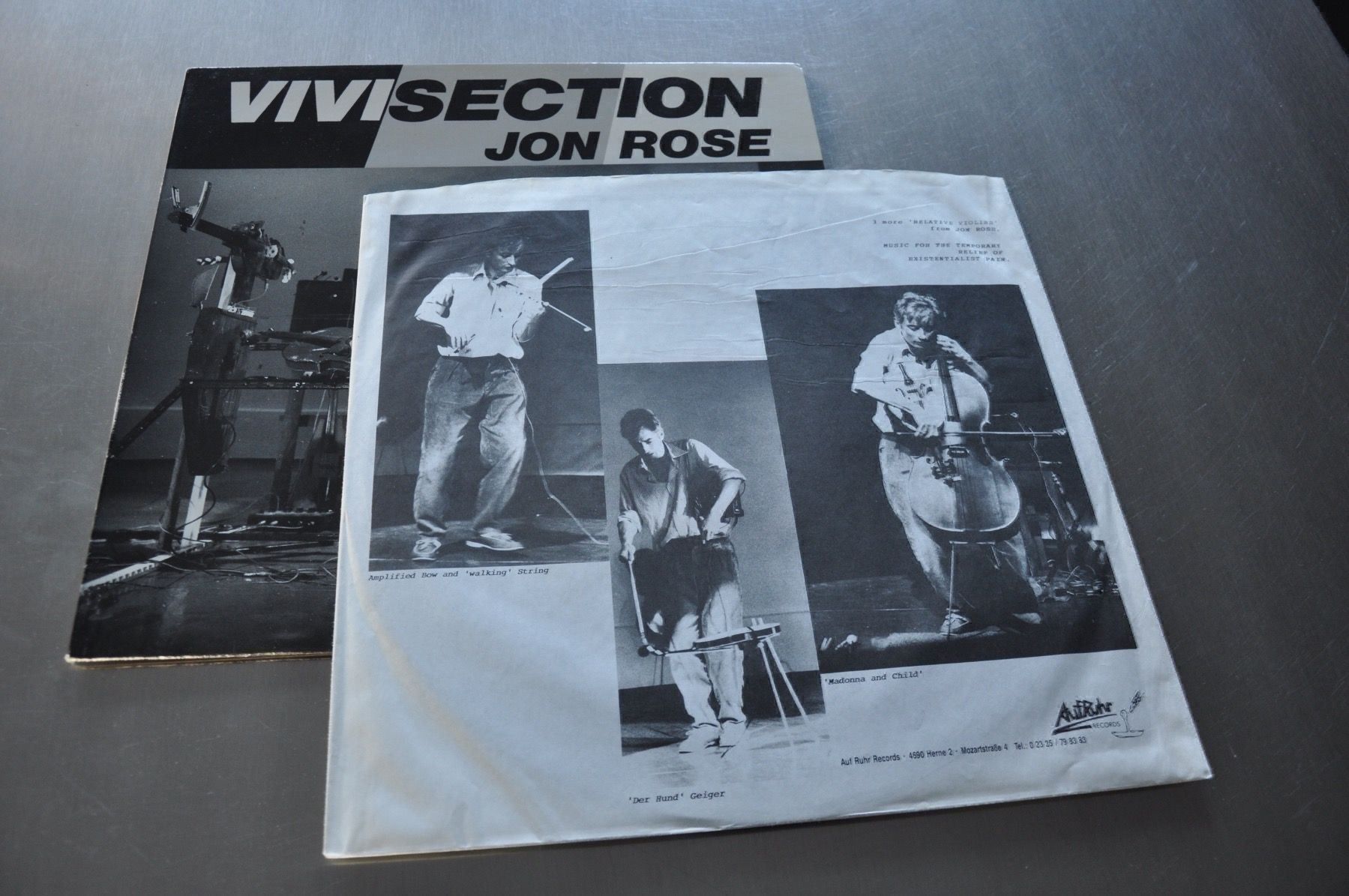 Dischi in vinile: JON ROSE LP VIVISECTION – Usato da Sion venduto da jaipur1401 2