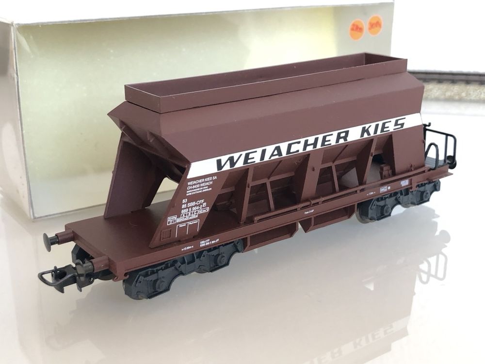 Wagon Tombereau Liliput Bachmann HO – Riv EUROP 83 FS 530 0 791-7, Marron