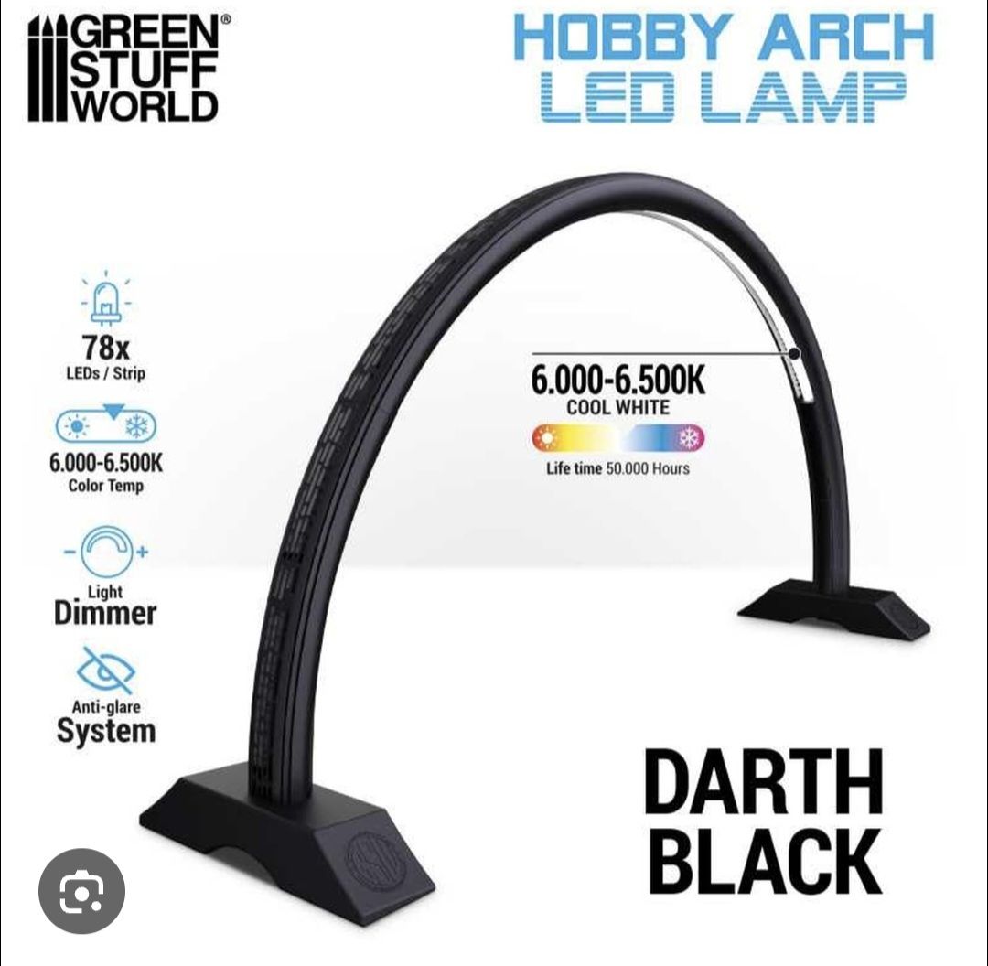 Lampade: Lampe LED GSW Arch Darth Black – Usato da La Chaux-de-Fonds venduto da Oxydro