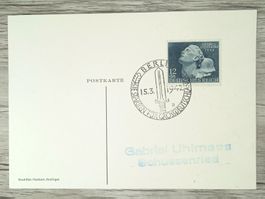 TR05 Carte Postale + Timbre Allemagne 1947