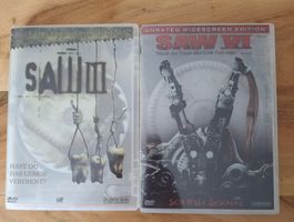 SAW 3+6 Dvds