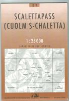 Landkarte Scalettapass 2000