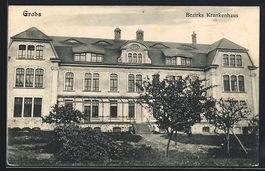 AK Grabs, Bezirks-Krankenhaus, 1907