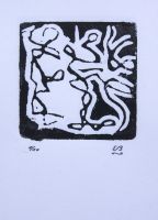 Linoldruck: Figuren II