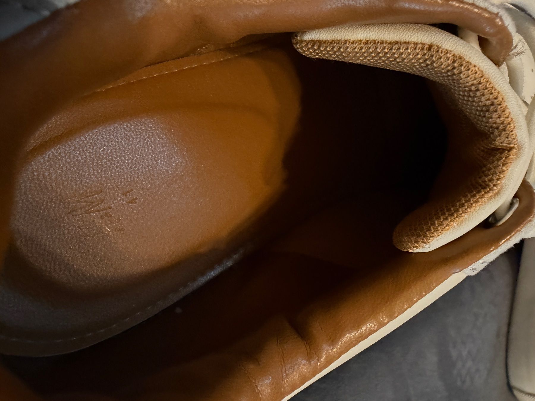 Scarpe da uomo: Herren Sneaker / weiss-grau / Kunstleder Gr. 41 – Usato da Hünenberg venduto da Chico1 3
